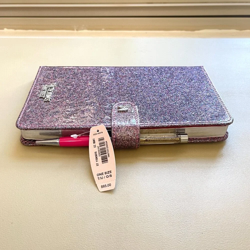 New Victoria's Secret Glitter Angel Wing Notebook with Pen Set Journal Diary NWT